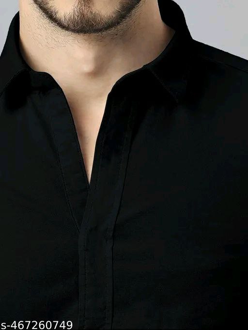 Men's Premium black Slim Fit Formal Shirt – Full Sleeves | Office & Casual Wear