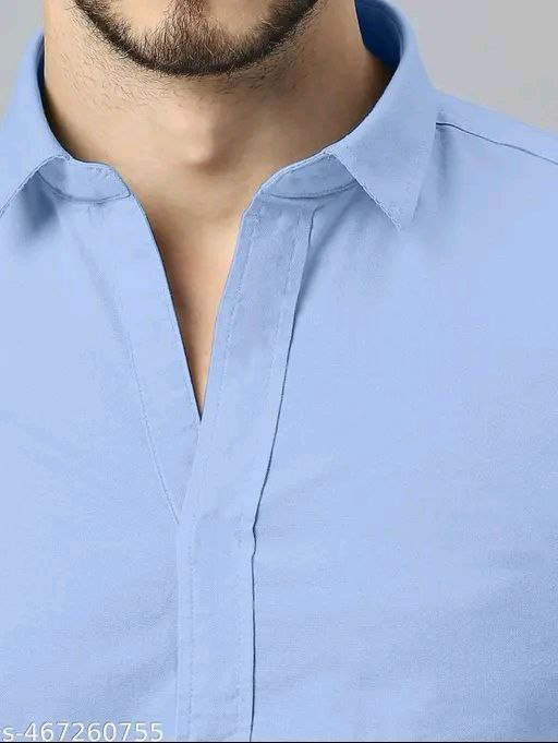 Men's Premium sky blue Slim Fit Formal Shirt – Full Sleeves | Office & Casual Wear (Copy)