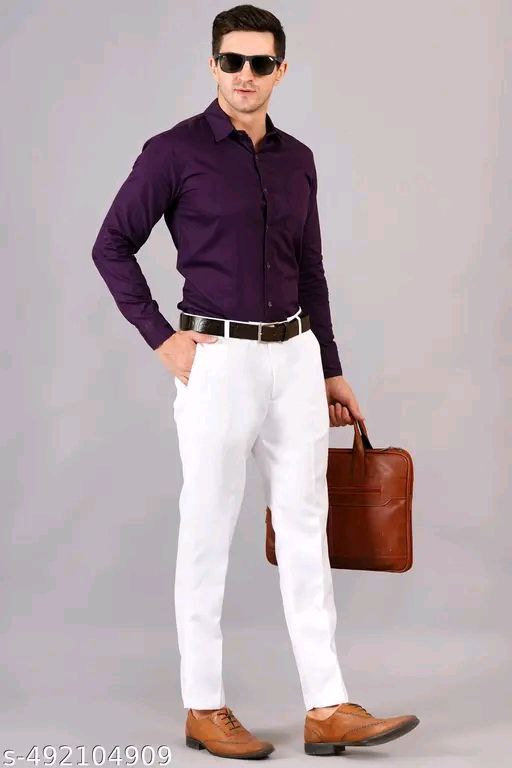 White Formal Trousers – LMT (LibasMahal Traders)